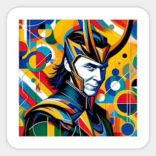 Loki: Abstract Modern Sticker